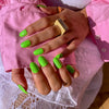 Paintlab Neon Green Press-On Nails