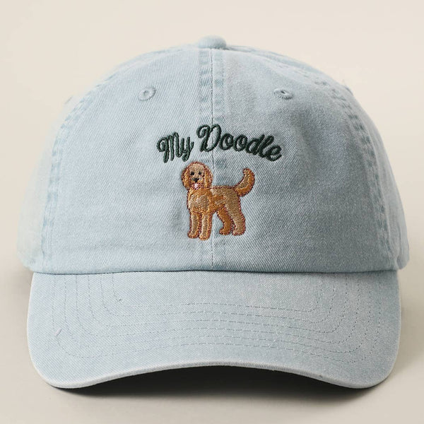My Doodle Embroidered Cotton Baseball Cap
