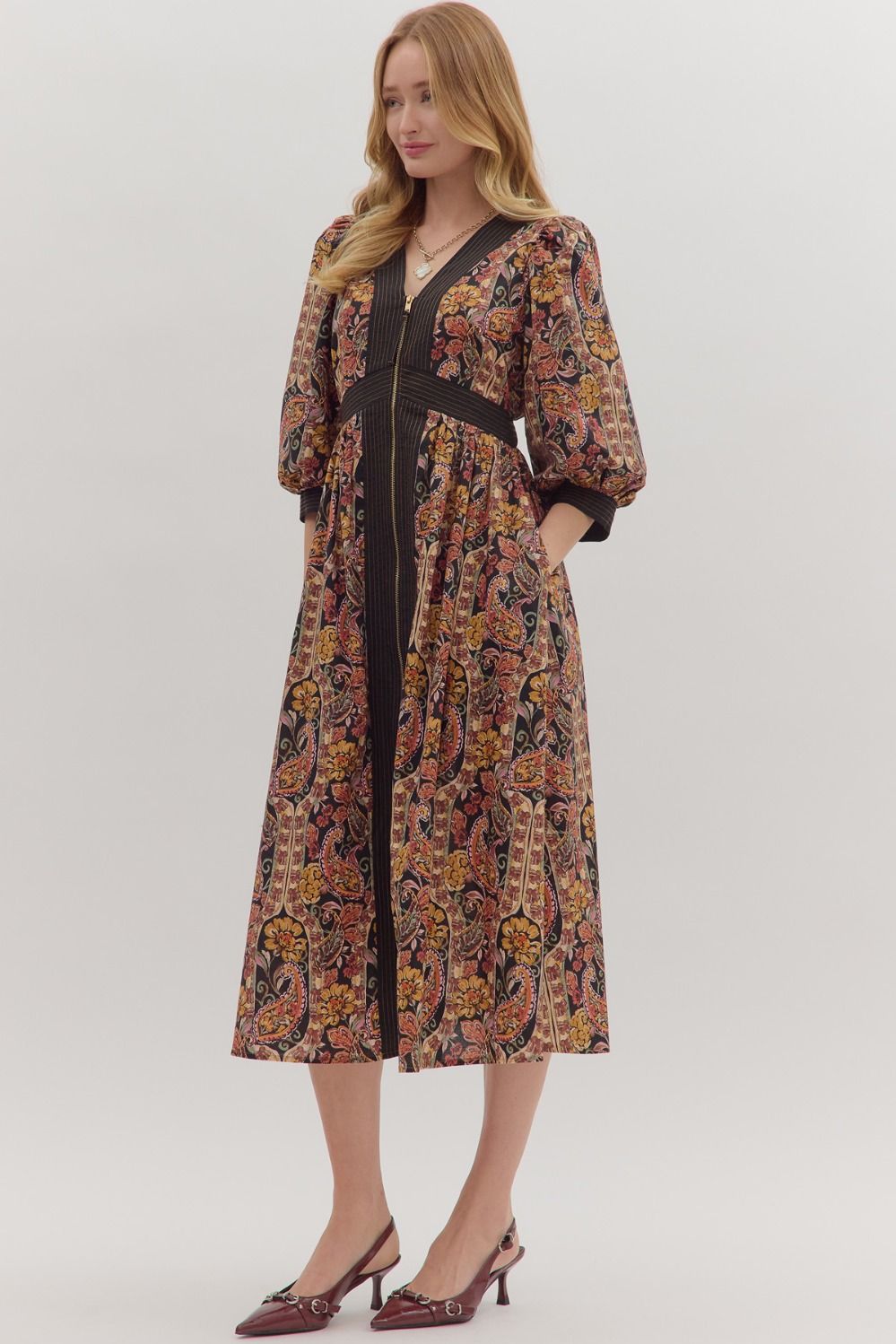 Ever After Paisley Midi