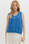 Entro Solid Knit Vest Top