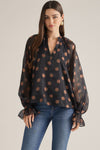 Entro Dreamy Dot Puff blouse