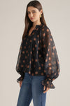 Entro Dreamy Dot Puff blouse