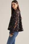 Entro Dreamy Dot Puff blouse