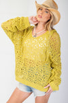 Easel V Neck Knit Sweater Pullover