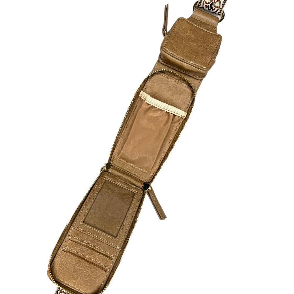Zip & Clip RFID Strap - Blush & Cactus