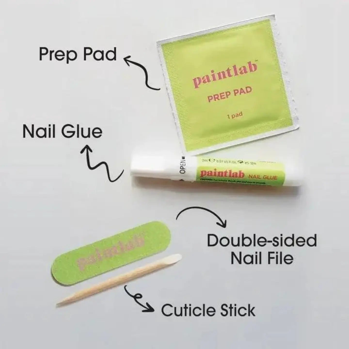 PaintLab Heartbeat Press - On Nails - Blush & Cactus