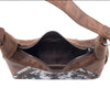 Myra Redrock Vale Embossed Leather Bag in Tobacco