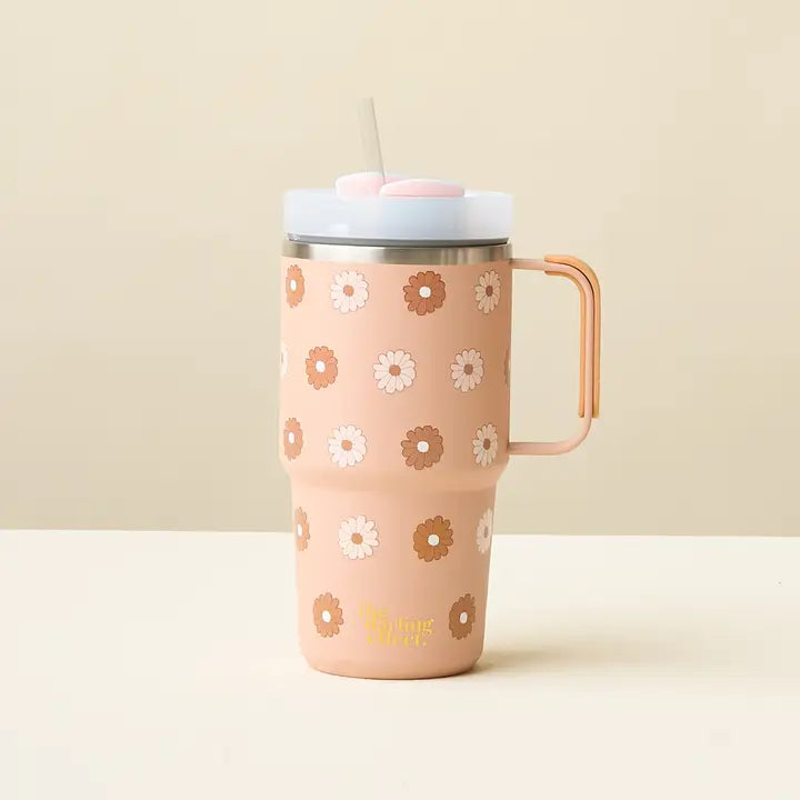 20 oz Mini On-The-Go-Darling Daisy Tan