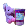 Sparkles the Canned Rainbow Unicorn Eco - Friendly Recycled - Blush & Cactus