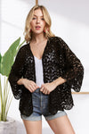 Leaf Pattern Cardigan