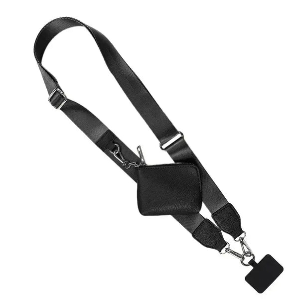 Clip & Go Strap W/Rfid Pouch Solid