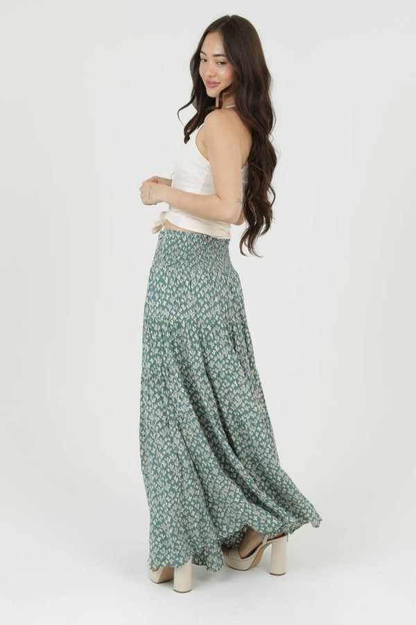Desert Daydream Skirt - Blush & Cactus
