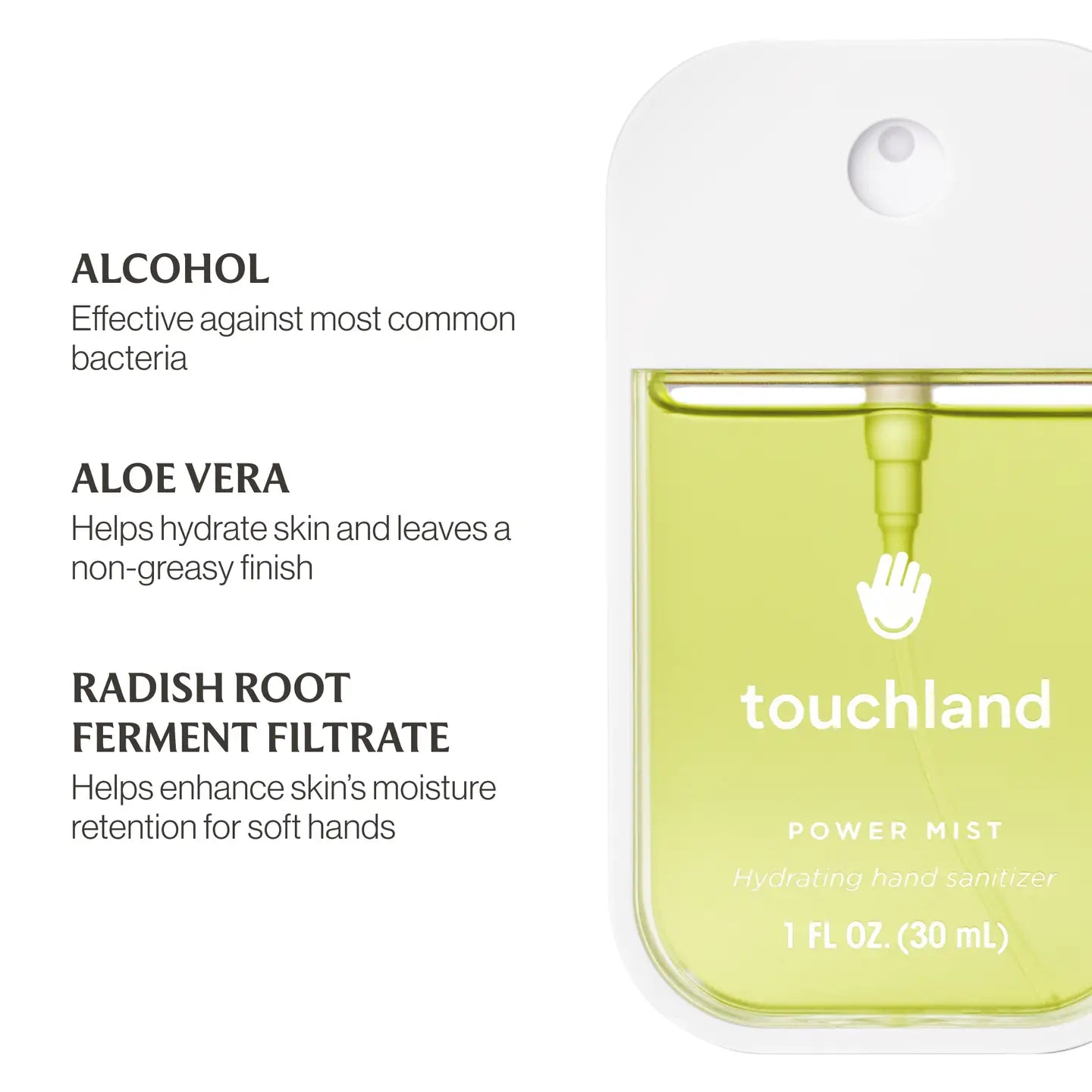 Lemon Lime Spritz Power Mist Hydrating Hand Sanitizer - Blush & Cactus