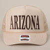 ARIZONA Text Printed Mesh Back Foam Trucker Hat