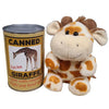 Patches the Canned Giraffe - Stuffed Animal Plush W/Jokes - Blush & Cactus