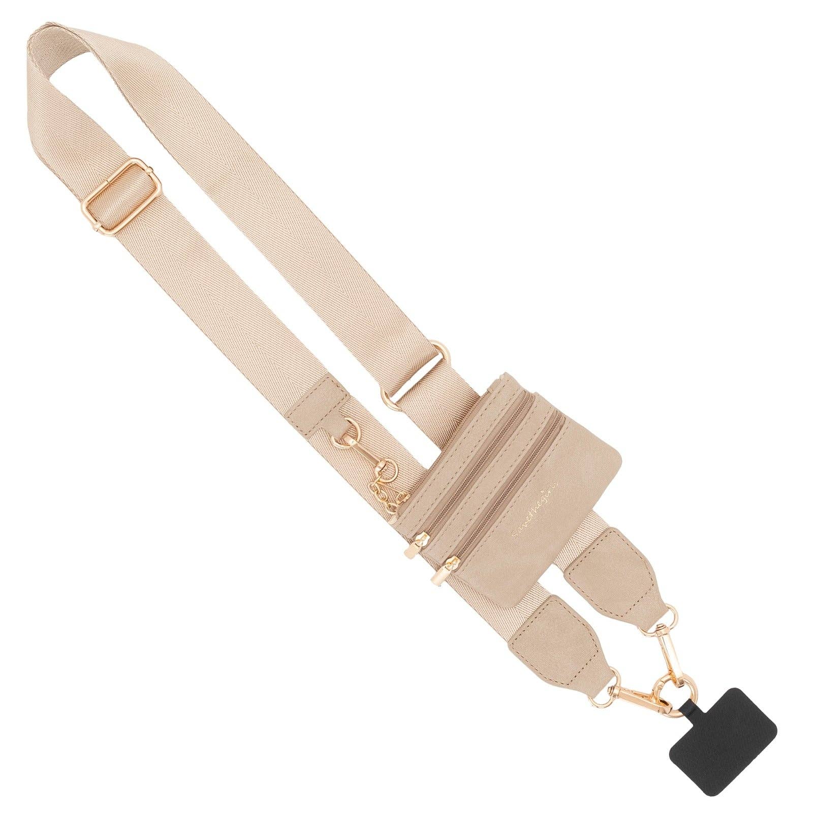 Clip & Go Strap with Pouch - Neutral Collection - Blush & Cactus