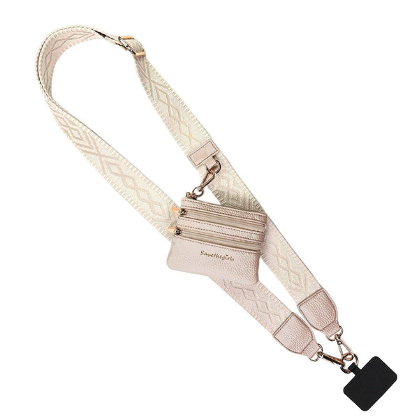 Clip & Go Strap w/Zippered Pouch Classic - Blush & Cactus