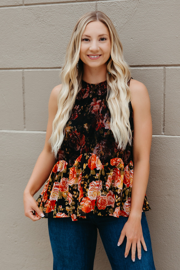 Forever in Bloom Lace Tank