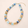 Chunky Mixed Disc Beaded Necklace