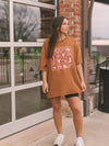 Check It * Saddle Graphic Tee - Blush & Cactus