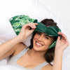 nodpod Weighted Sleep Mask - Resort Collection Green Cabana - Blush & Cactus