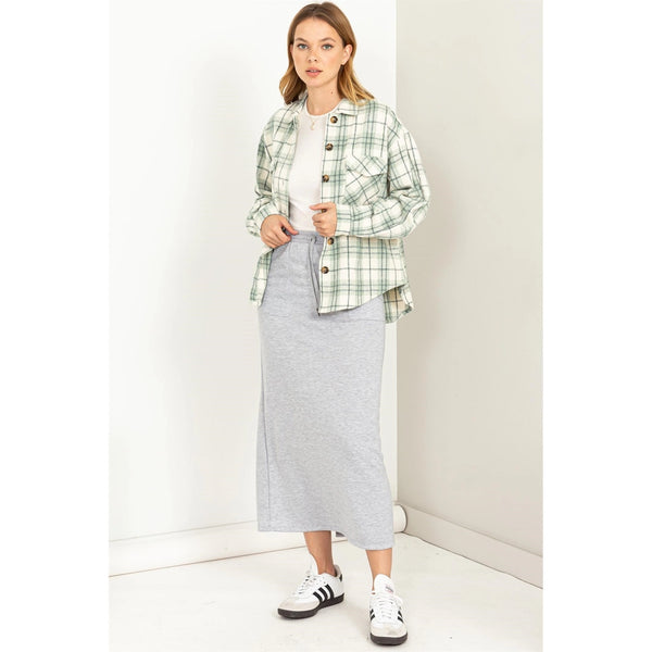 Sale Sage Shacket