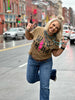 Wild Thing Tee With Pink Puff Lightening Bolt