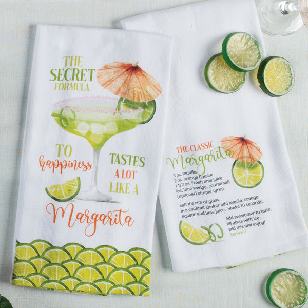 Summer Sippin' Margarita Dual Purpose Terry Towel