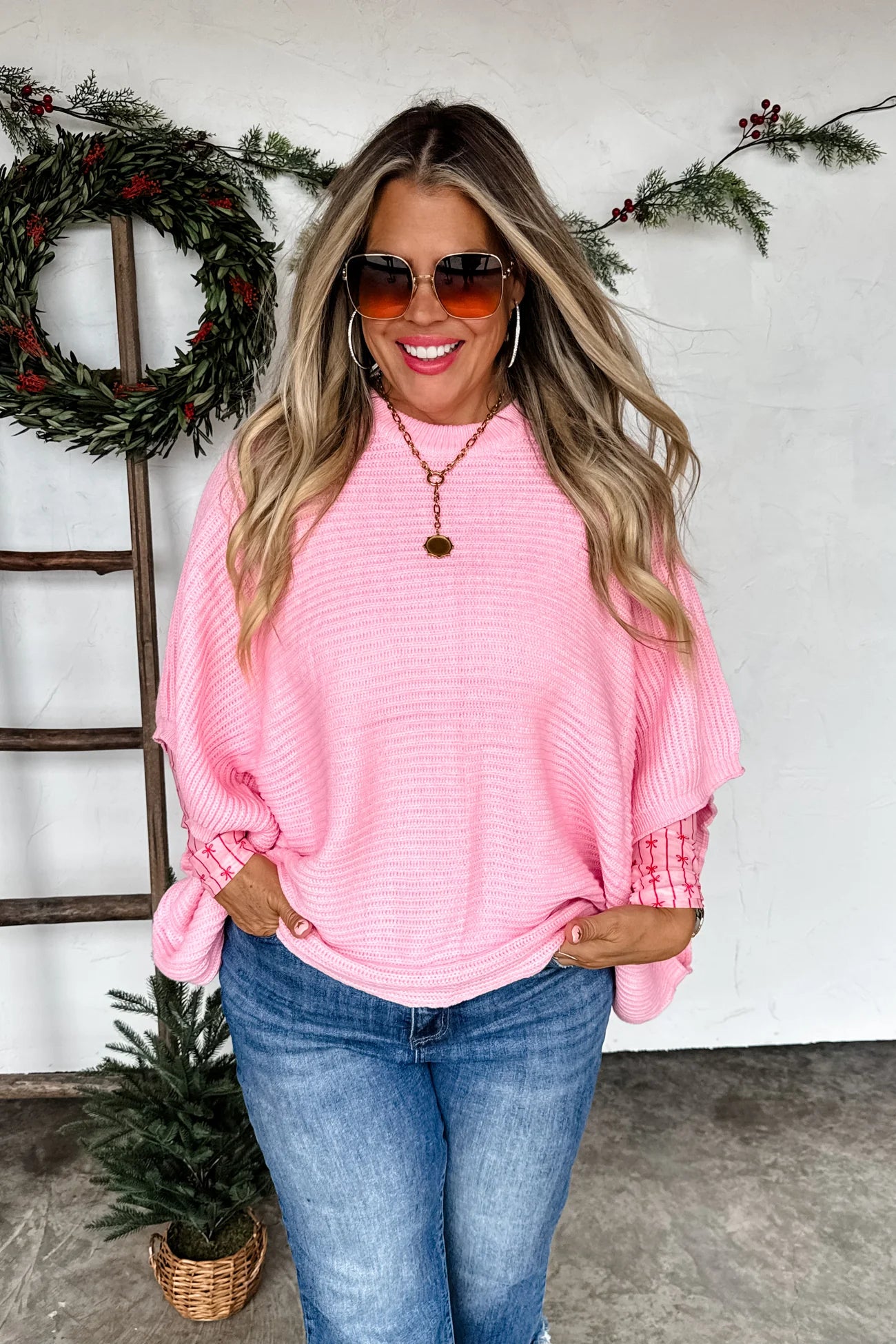 Christmas Meg Pullover Poncho