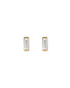 Screwback Stud Earrings - Amber