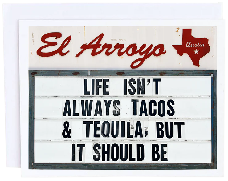 Tacos & Tequila Card