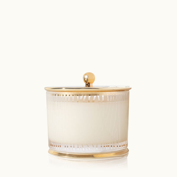 X Frasier Fir Gilded Frosted Wood Grain Candle