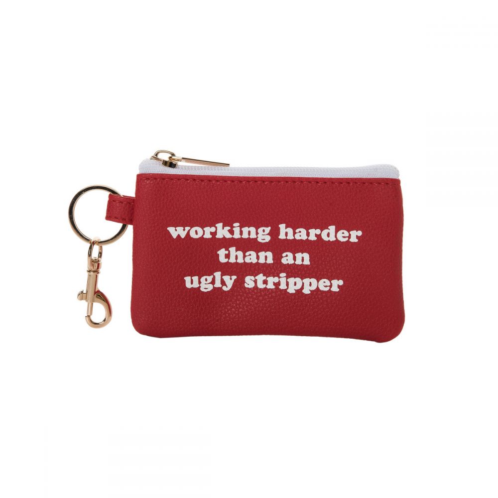 Working Harder Keyring Zip Wallet