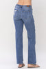 Judy Blue Mid Rise w/heavy destroy Straight