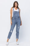 SALE Judy Blue Distressed Boyfriend Overalls