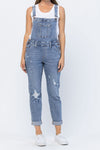 SALE Judy Blue Distressed Boyfriend Overalls