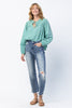 Judy Blue High Waist Release Hem Ankle Straight
