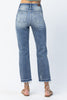 Judy Blue High Waist Release Hem Ankle Straight
