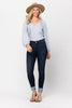 Judy Blue Midrise Cuffed Skinny (Long/Tall Option)