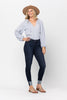 Judy Blue Midrise Cuffed Skinny (Long/Tall Option)
