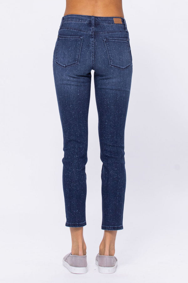 SALE Judy Blue Mid-Rise Acid Wash Relaxed Fit