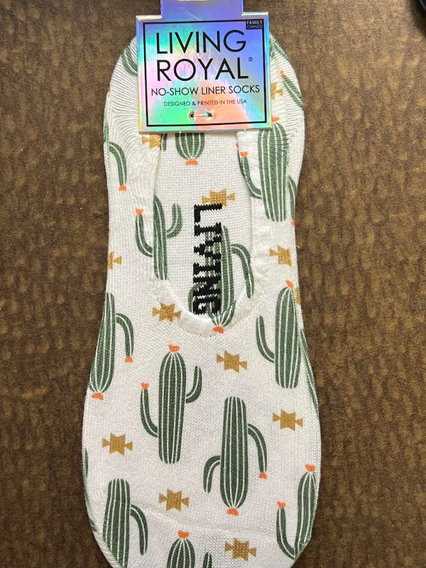 Cactus Liner Socks