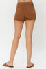 Judy Blue Mid Rise Garment Dyed Cut off Shorts