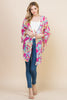 Hot Pink Floral Kimono