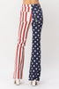 Judy Blue High Waist American Flag Print Flare