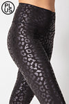 XMAS JULY Leopard Chintz Leopard Leggings - Curvy
