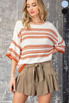 XMAS JULY Date Night Ruffle Tie Front Shorts