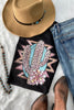 Bella Canvas Pink Leo Cactus Graphic Tee