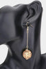 Dropped Bling Disco Ball Dangle Earrings