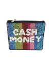 Rainbow CASH MONEY Beaded Coin Purse